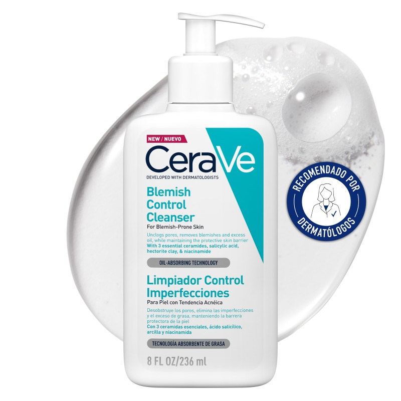 CeraVe Limpiador Control Imperfecciones Blemish 236 ml