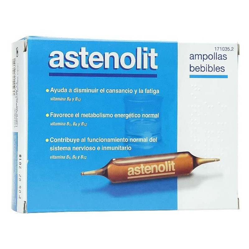 Astenolit 12 ampollas bebibles