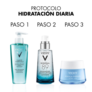 Vichy Mineral 89 Cofre Sérum 50 ml + Crema Mineral 89 50 ml + Capital Soleil UV Age 15 ml - Regalos | STG Farma