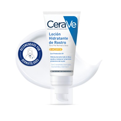 CeraVe Loción Hidratante Facial SPF50 52 ml