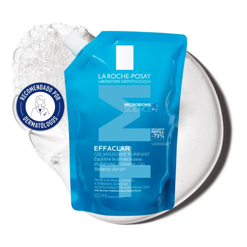 La Roche Posay Effaclar Eco Recarga Gel Limpiador 400 ml