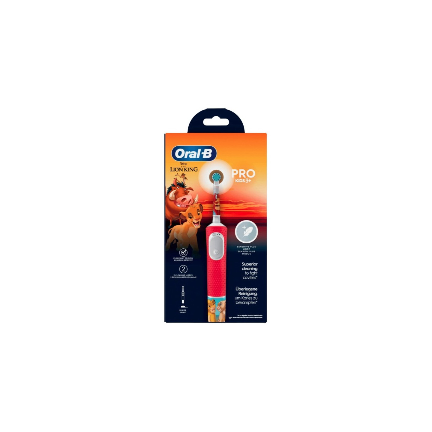 Oral B Cepillo Dental Eléctrico Recargable Rey León +3 años