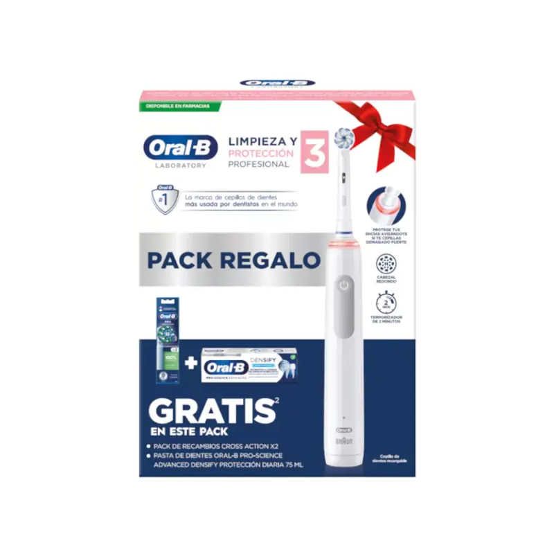 Oral B Cepillo Eléctrico Pack Oferta Regalo Recambios y Pasta