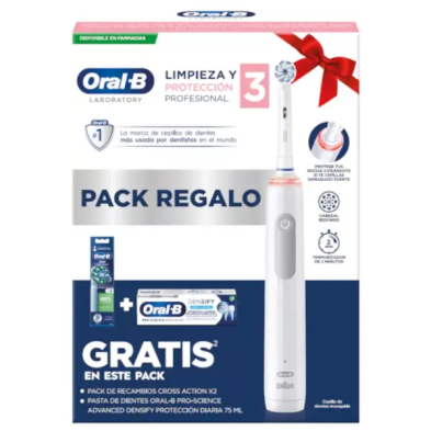 Oral B Cepillo Eléctrico Pack Oferta Regalo Recambios y Pasta