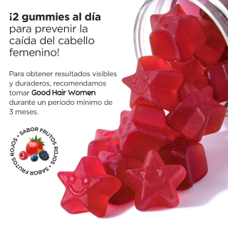 Lashilé Good Hair Women 60 gominolas - Pelo y uñas | STG Farma