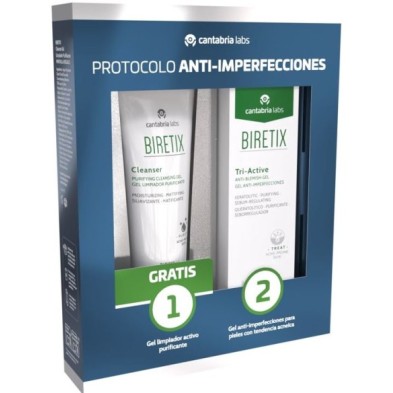 Biretix Pack Tri Active 50 ml + Gel Limpiador 75 ml