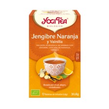 Yogi Tea Jengibre Naranja y Vainilla 17 Infusiones