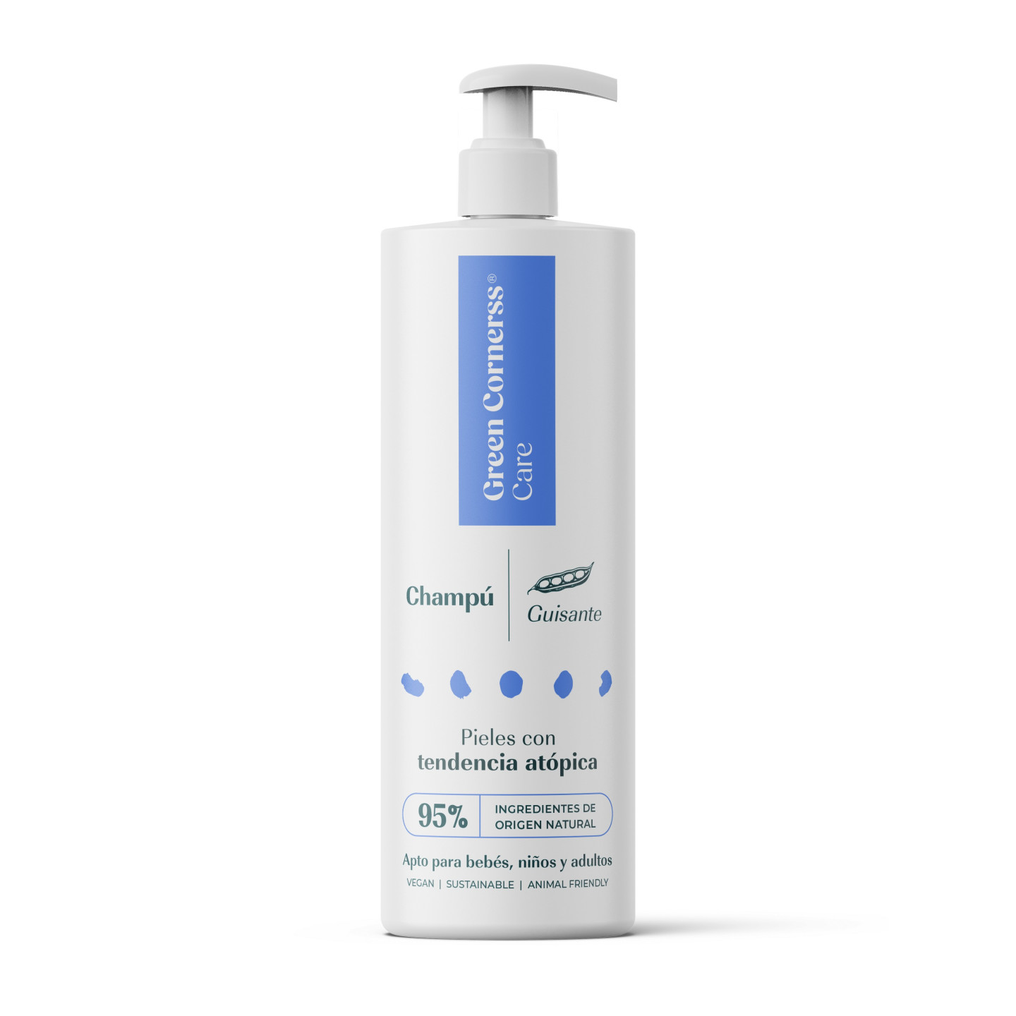Green Cornerss Champú de Guisante 300 ml - Champú | STG Farma
