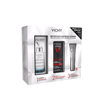 Cofre Vichy Protocolo Antiedad Hombre Sérum Mineral 89 50 ml + Vichy Structure Force 50 ml + Capital Soleil UV-Age 15 ml