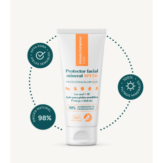 Green Cornerss Protector Facial Mineral SPF50 50 ml - Solares | STG Farma