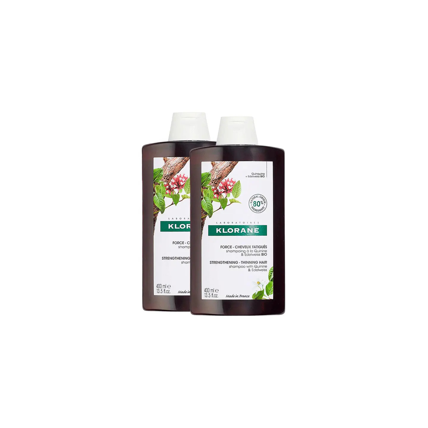 Klorane Champú Quinina Pack 2 x 400 ml