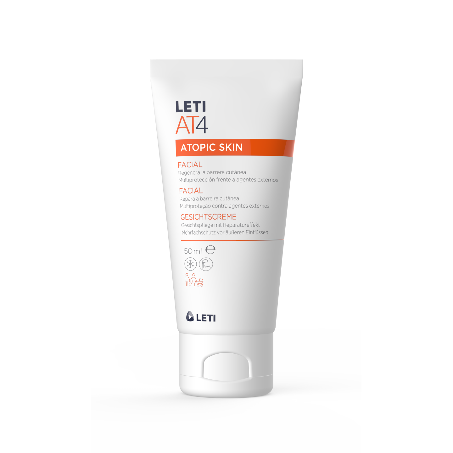Leti AT4 Crema Facial 50 ml