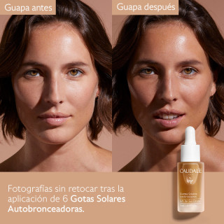 Caudalie Gotas Solares Autobronceadoras 15 ml - Bronceador para la cara | STG Farma
