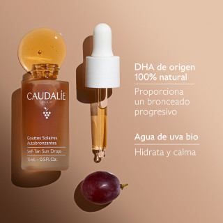 Caudalie Gotas Solares Autobronceadoras 15 ml - Bronceador para la cara | STG Farma