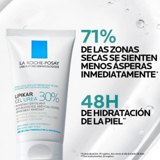 La Roche Posay Lipikar Gel Urea 30% 50 ml - Hidratación corporal | STG Farma