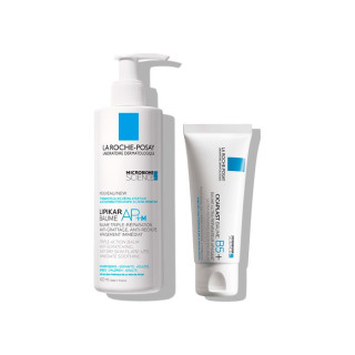 Neceser La Roche Posay Lipikar Baume AP+ 400 ml + Cicaplast Baume B5 40 ml - Hidratación corporal | STG Farma
