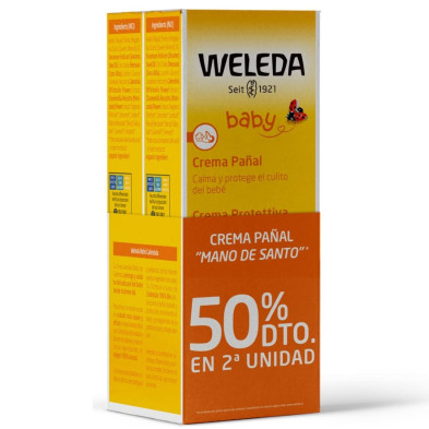 Weleda Pack Duplo Caléndula Crema de Pañal 75 ml