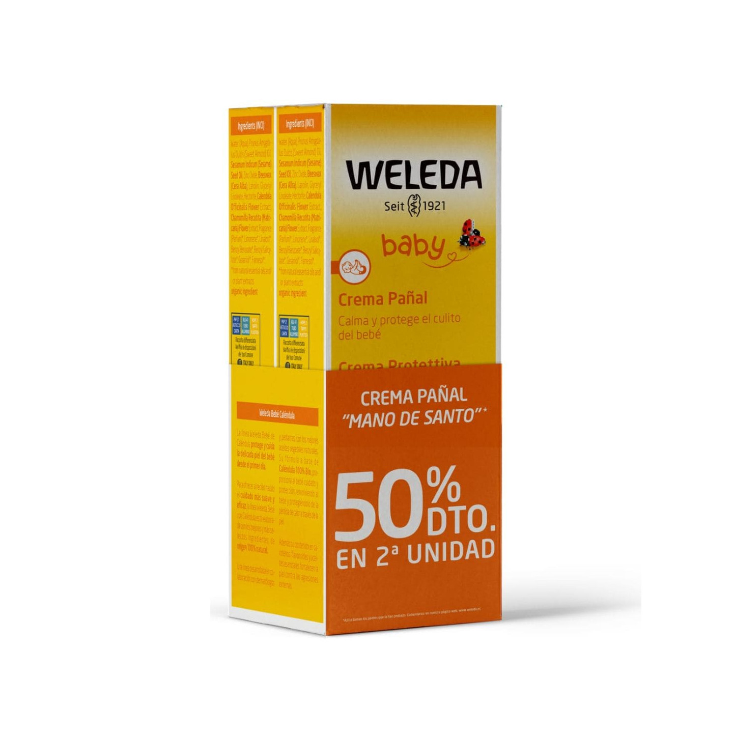 Weleda Pack Duplo Caléndula Crema de Pañal 75 ml
