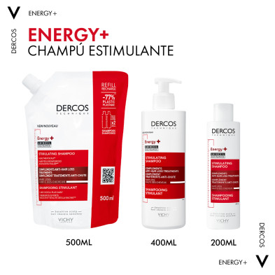 Vichy Dercos Champú Estimulante Eco Recarga 500 ml