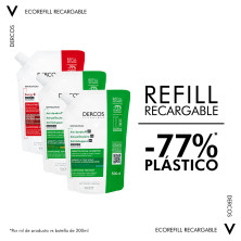 Vichy Dercos Champú Estimulante Eco Recarga 500 ml