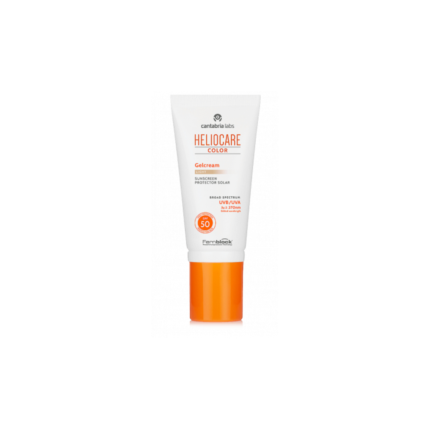 Heliocare Gel Crema Color Light SPF50+ 50 ml - Protector solar facial 50 SPF | STG Farma