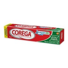 Corega crema fijadora extra fuerte formato ahorro