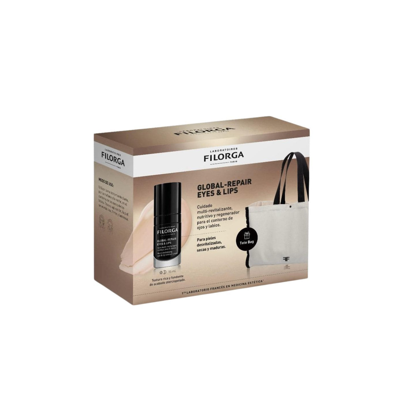 Pack Filorga Global Repair Ojos y Labios 15 ml + Tote Bag