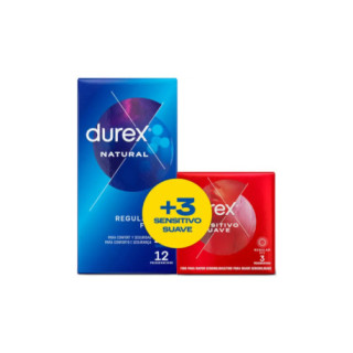 Durex Natural Plus Sensitivo 12+3