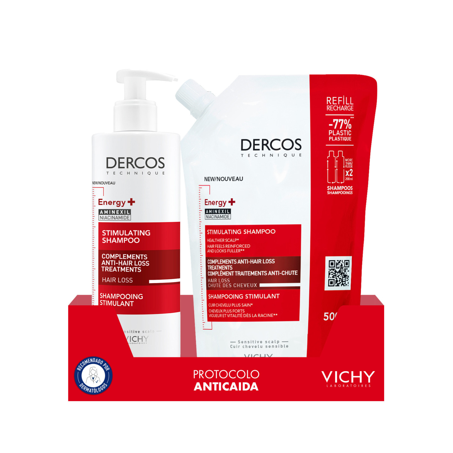 Pack Vichy Dercos Anticaída