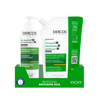 Pack Vichy Dercos Champú Anticaspa Cabellos Secos
