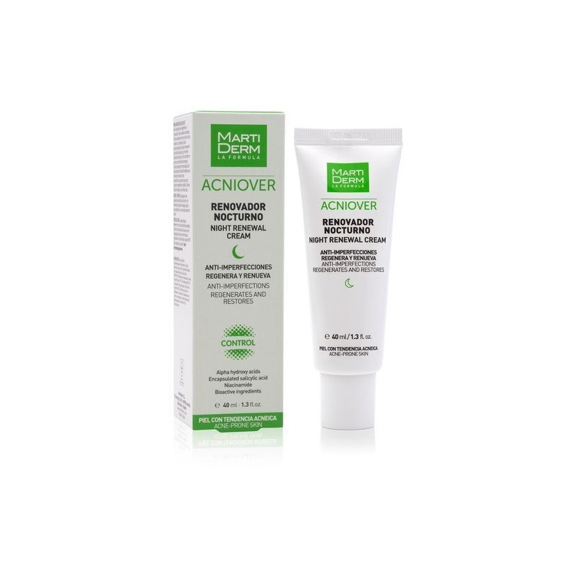 Martiderm Acniover Renovador nocturno 40 ml