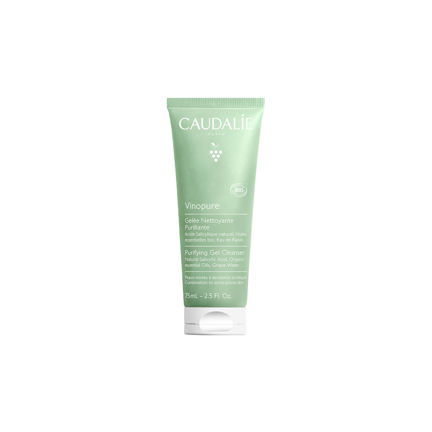 Caudalie Vinopure Gelatina Limpiadora 75 ml