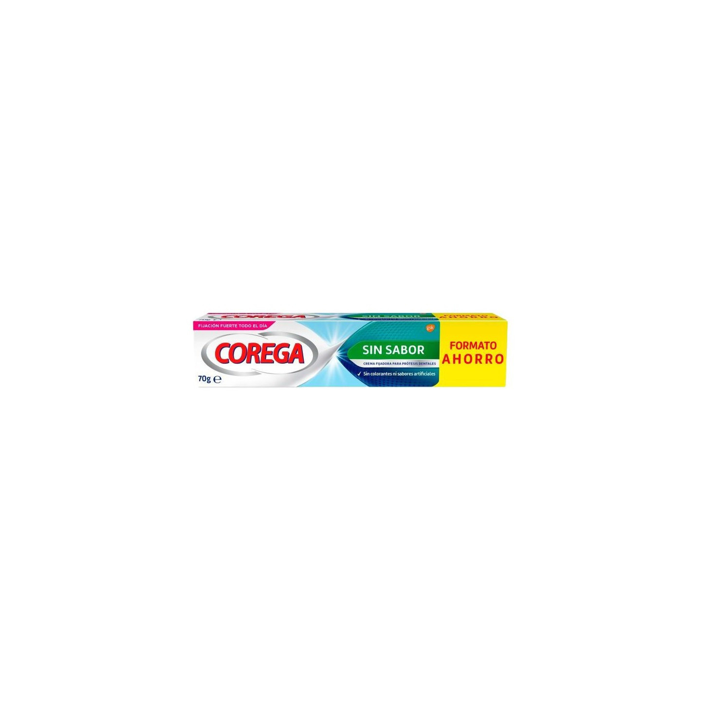 Corega Extra Fuerte Sin Sabor 70 ml - Fijación dental | STG Farma
