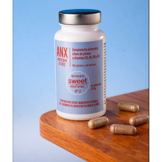 Sweet By Asun Arias N2 ANX Ansiedad y Estrés 60 cápsulas - Cansancio | STG Farma