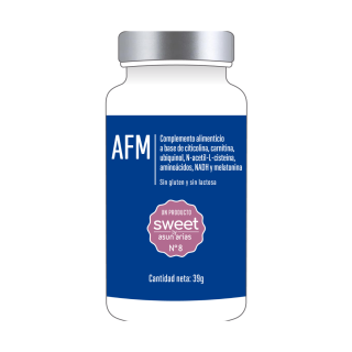 Sweet By Asun Arias N8 AFM Rendimiento Físico y Mental 60 cápsulas