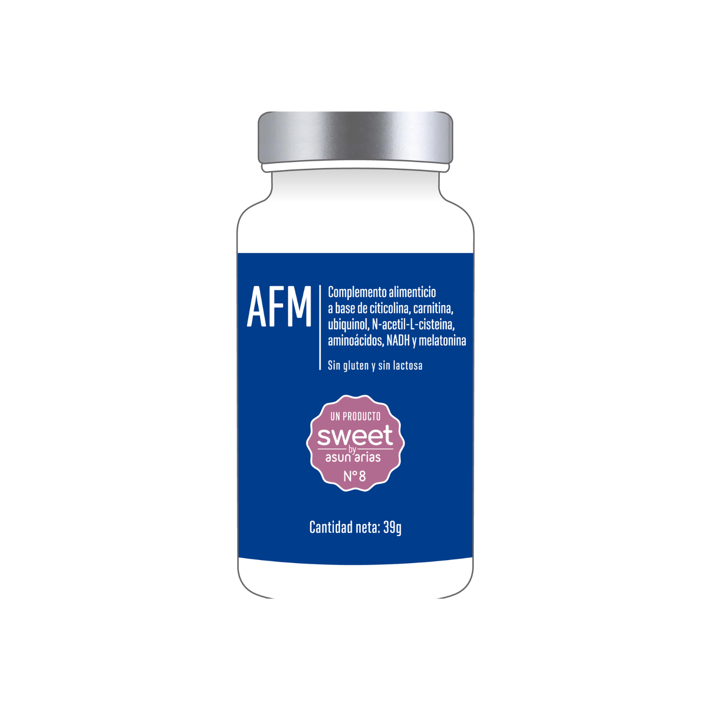 Sweet By Asun Arias N8 AFM Rendimiento Físico y Mental 60 cápsulas
