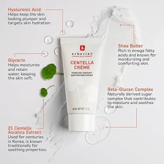 Erborian Centella Crema Hidratante Calmante 50 ml - Cremas con centella asiática | STG Farma