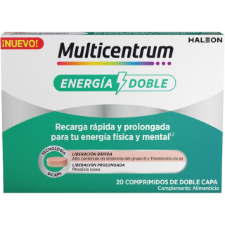 Multicentrum Energía Doble 20 comprimidos