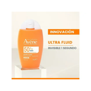Avene Solar Ultra Fluid Invisible SPF50 50 ml - Solares | STG Farma