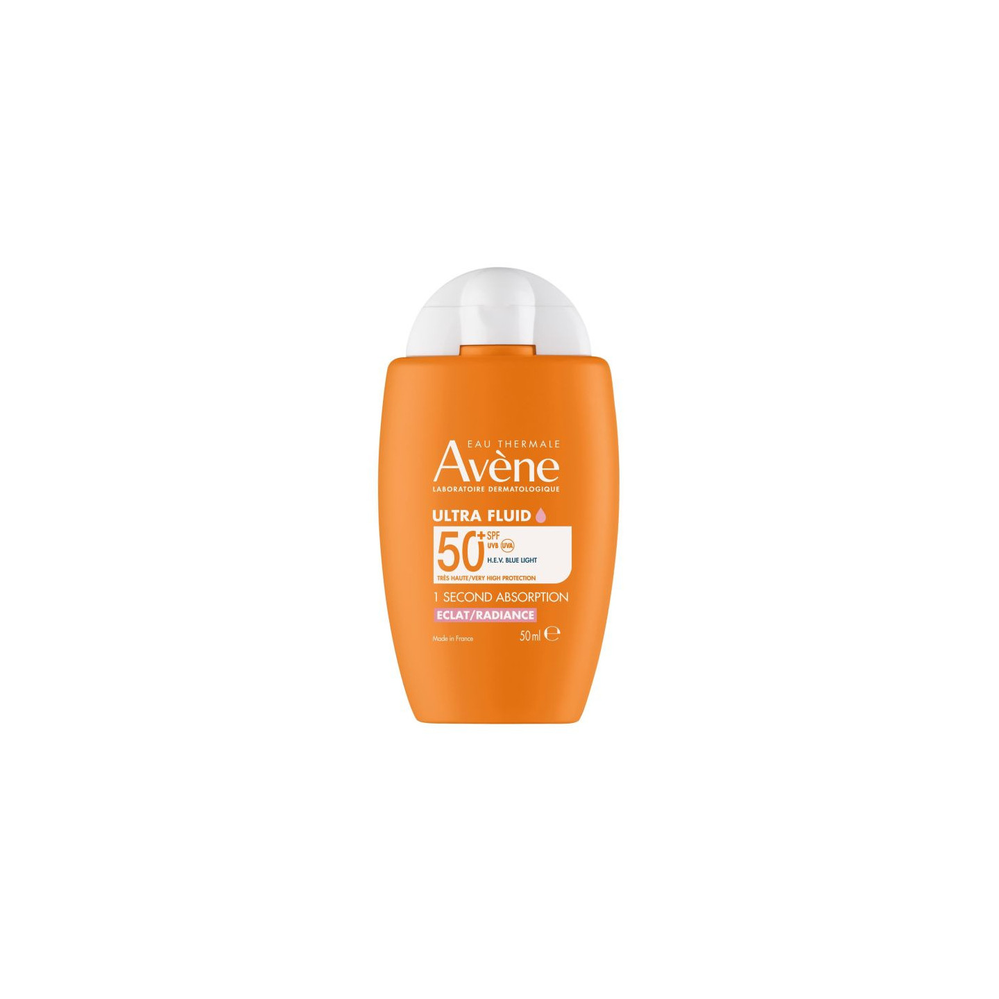 Avène Ultra Fluid Radiance SPF50+ 30 ml - Protector solar piel seca | STG Farma