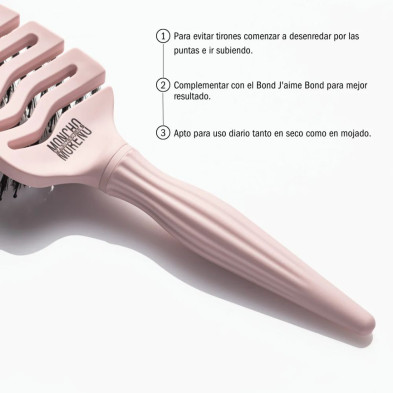 Moncho Moreno Cepillo Super Magic Brush Rosa