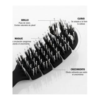 Moncho Moreno Cepillo Super Magic Brush Negro - Mascarillas y acondicionadores | STG Farma