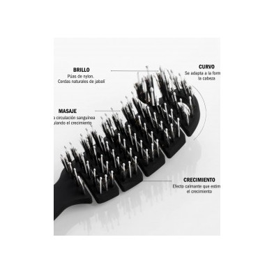 Moncho Moreno Cepillo Super Magic Brush Negro