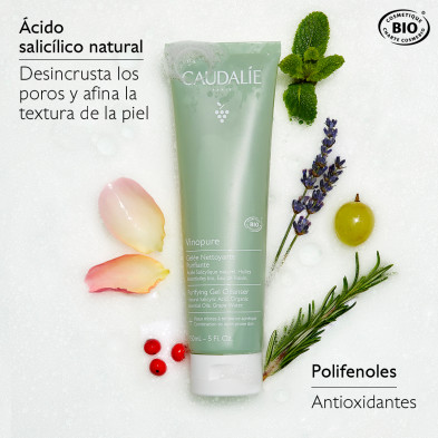 Caudalie Vinopure Gelatina Limpiadora 150 ml