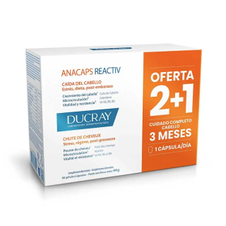 Ducray Anacaps Reactiv Cabello y Uñas 90 cápsulas