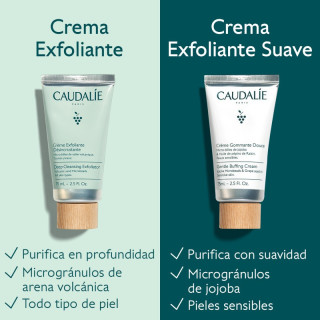Caudalie Crema Exfoliante Suave 75 ml - Mascarilla facial exfoliante | STG Farma