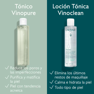 Caudalie Vinoclean Tónico Hidratante 400 ml - Tónicos hidratantes | STG Farma