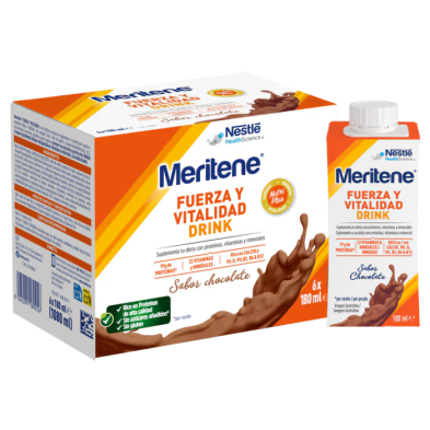 Meritene Drink Fuerza y Vitalidad Chocolate 6 unidades