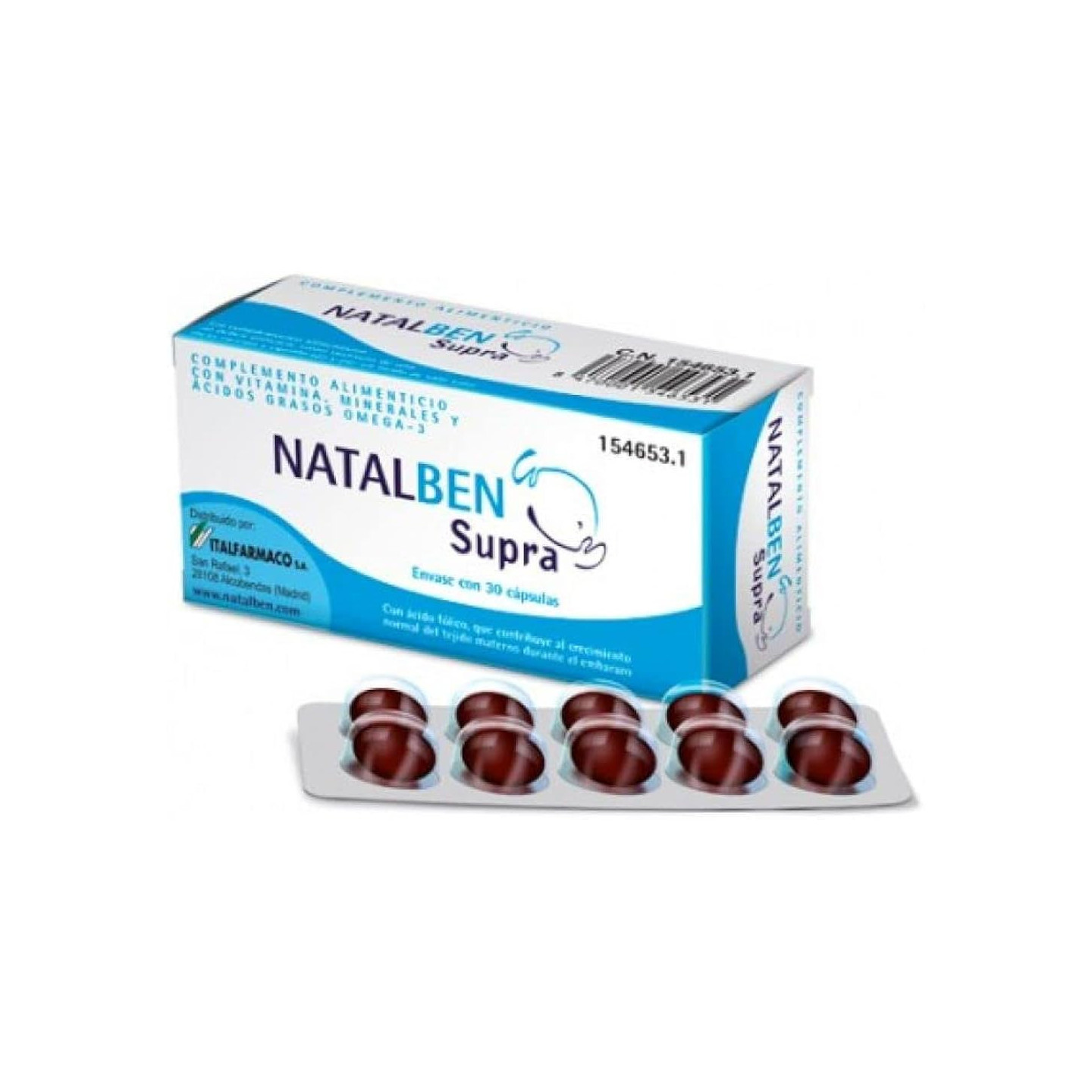 Natalben Supra 30 cápsulas