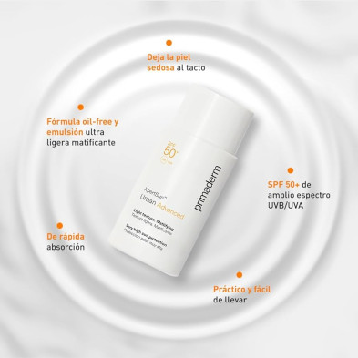 Primaderm XpertSun Urban Advanced Textura Ligera SPF50+ 50 ml